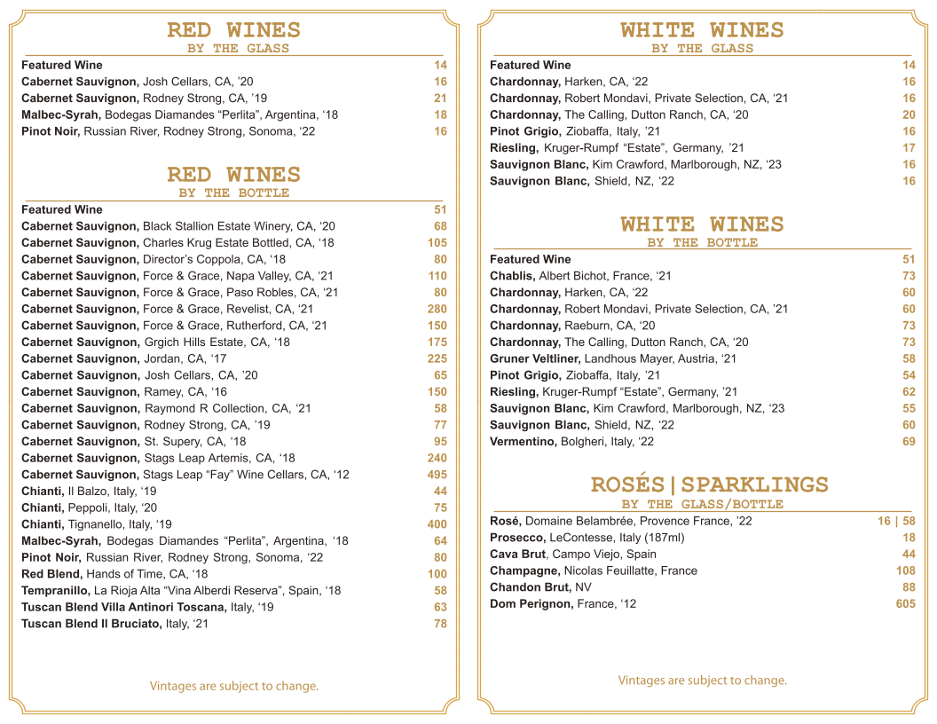 Mustang Harry's Menu - Image 6